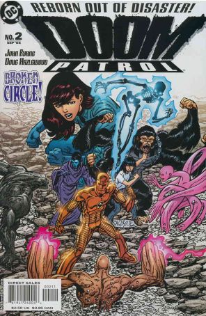 Doom Patrol (4th Series) 2 published by DC with cover art by John Byrne