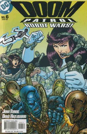 Doom Patrol (4th Series) 6 published by DC with cover art by John Byrne