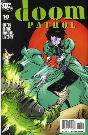 Doom Patrol (5th Series) 10 published by DC with cover art by Matthew Clark