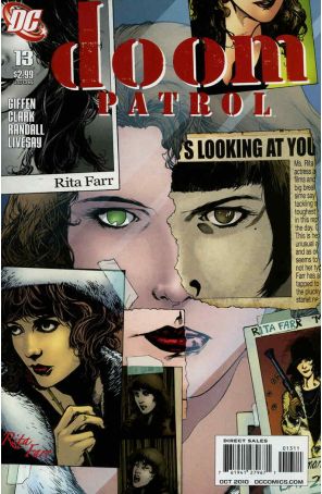 Doom Patrol (5th Series) 13 published by DC with cover art by Matthew Clark