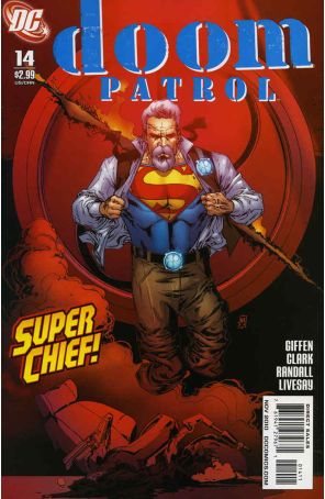 Doom Patrol (5th Series) 14 published by DC with cover art by Matthew Clark