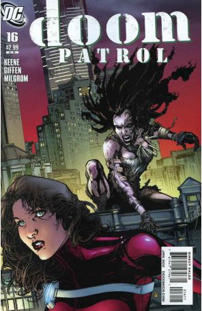 Doom Patrol (5th Series) 16 published by DC with cover art by Matthew Clark