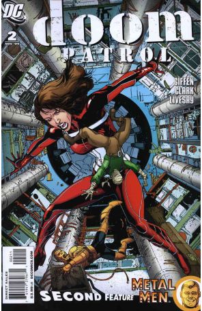 Doom Patrol (5th Series) 2 published by DC with cover art by Mathew Clark and Kevin Maguire