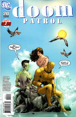 Doom Patrol (5th Series) 20 published by DC with cover art by Matthew Clark