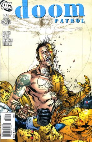 Doom Patrol (5th Series) 21 published by DC with cover art by Matthew Clark