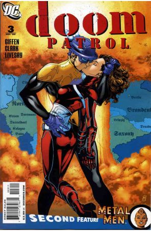 Doom Patrol (5th Series) 3 published by DC with cover art by Mathew Clark