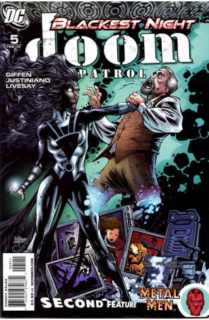 Doom Patrol (5th Series) 5 published by DC with cover art by Justiniano