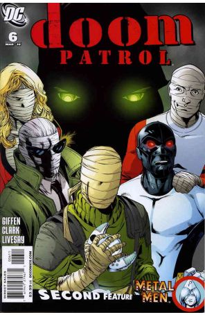 Doom Patrol (5th Series) 6 published by DC with cover art by Matthew Clark