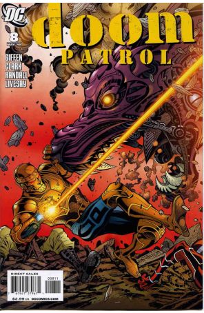 Doom Patrol (5th Series) 8 published by DC with cover art by Justiniano