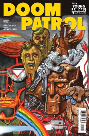 Doom Patrol (6th Series) 3A published by DC with cover art by Simon Bisley