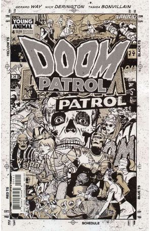 Doom Patrol (6th Series) 4A published by DC with cover art by Paul Rentler