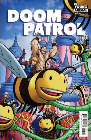 Doom Patrol (6th Series) 7A published by DC with cover art by Nick Derington