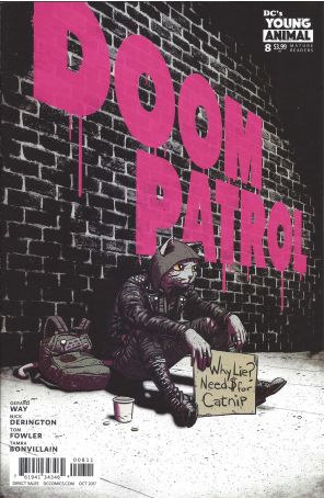 Doom Patrol (6th Series) 8 published by DC with cover art by Nick Derington