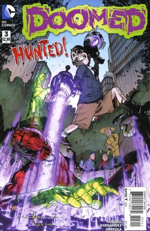 Doomed (2nd Series) 3 published by DC with cover art by Javi Fernandez