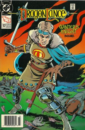 Dragonlance 17 (Newsstand) published by DC with cover art by Ron Randall