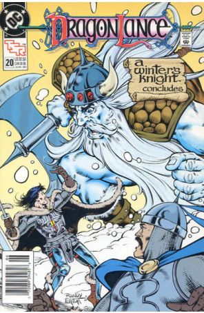 Dragonlance 20 (Newsstand) published by DC with cover art by Ron Randall