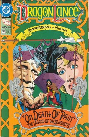Dragonlance 33 published by DC with cover art by Ron Randall