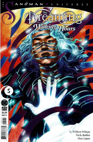 Dreaming: Waking Hours 5 published by DC with cover art by Jeremy Wilson