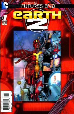 Earth 2: Futures End 1 published by DC with cover art by Giuseppe Camuncoli