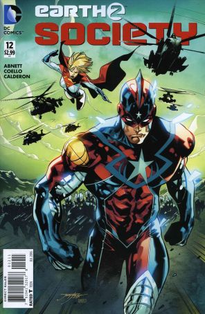 Earth 2: Society 12 published by DC with cover art by Jorge Jimenez