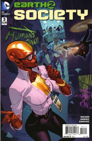 Earth 2: Society 3 published by DC with cover art by Jorge Jimenez
