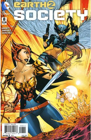 Earth 2: Society 8 published by DC with cover art by Jorge Jimenez