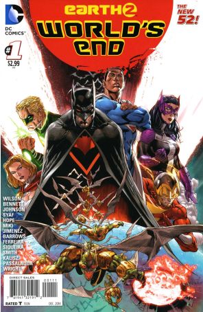 Earth 2: World's End 1 published by DC with cover art by Ardian Syaf