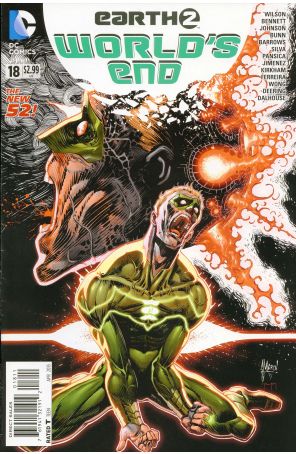 Earth 2: World's End 18 published by DC with cover art by Guillem March