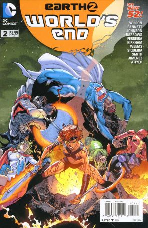 Earth 2: World's End 2 published by DC with cover art by Ardian Syaf