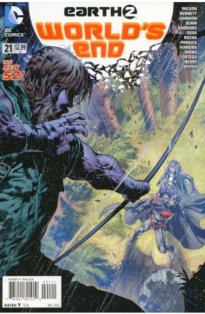 Earth 2: World's End 21 published by DC with cover art by Andy Kubert