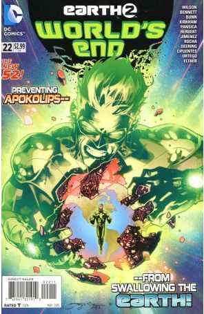 Earth 2: World's End 22 published by DC with cover art by Jim Jimenez