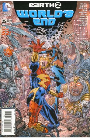 Earth 2: World's End 25 published by DC with cover art by Phil Jimenez