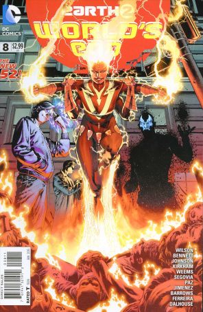 Earth 2: World's End 8 published by DC with cover art by Paulo Siqueira