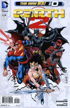 Earth 2 0 published by DC with cover art by Ivan Reis