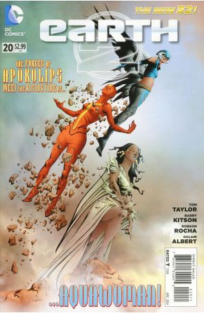Earth 2 20 published by DC with cover art by Jae Lee