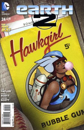 Earth 2 24A published by DC with cover art by Ant Lucia