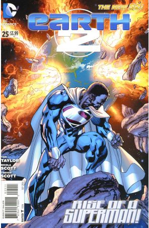 Earth 2 25 published by DC with cover art by Andy Kubert