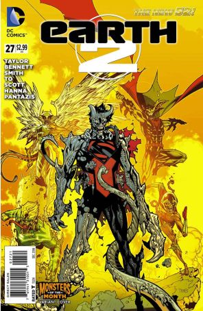 Earth 2 27A published by DC with cover art by Timothy Green