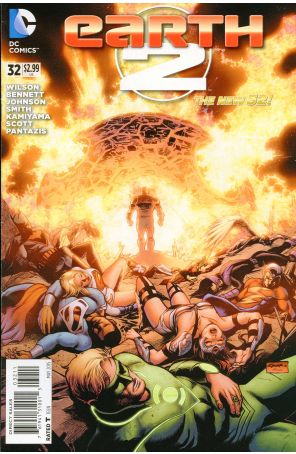Earth 2 32 published by DC with cover art by Yildiray Cinar