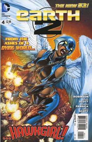 Earth 2 4 published by DC with cover art by Ivan Reis
