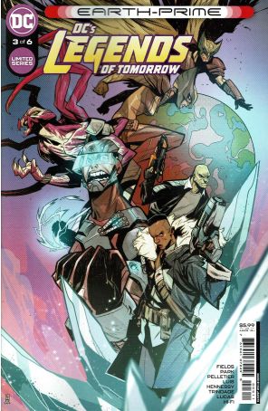 Earth-Prime: Legends of Tomorrow 3 published by DC with cover art by Kim Jacinto