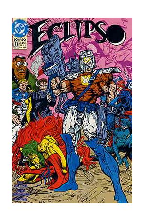 Eclipso 11 published by DC with cover art by Audwynn Jermaine Newman