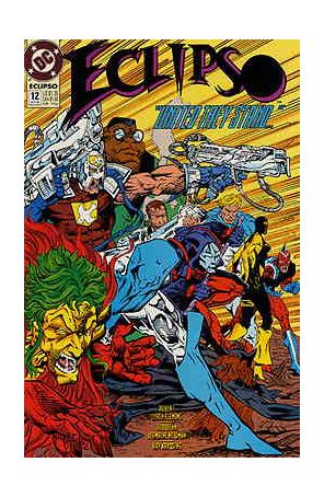 Eclipso 12 published by DC with cover art by Audwynn Jermaine Newman
