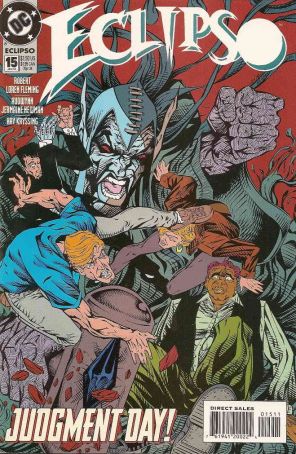 Eclipso 15 published by DC with cover art by Audwynn Jermaine Newman