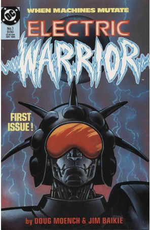 Electric Warrior 1 published by DC with cover art by Jim Baikie