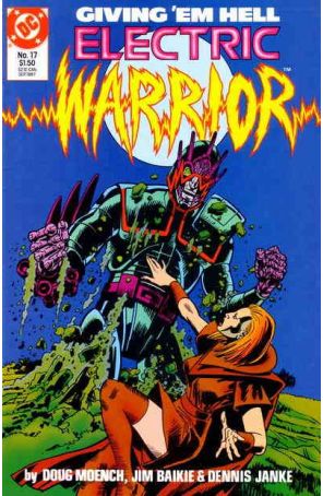 Electric Warrior 17 published by DC with cover art by Jim Baikie