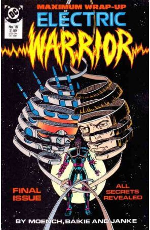 Electric Warrior 18 published by DC with cover art by Jim Baikie