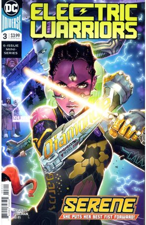 Electric Warriors 3 published by DC with cover art by Travel Foreman