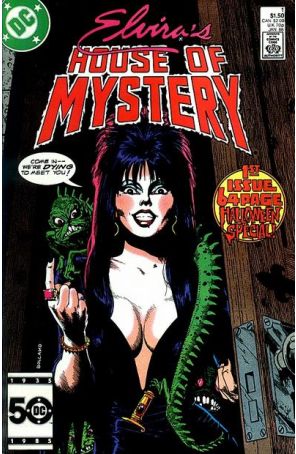 Elvira's House of Mystery 1 published by DC with cover art by Brian Bolland