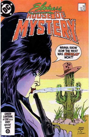 Elvira's House of Mystery 3 published by DC with cover art by Denys Cowan